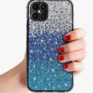 Ostop Glitter Slim Case Compatible with iPhone 12 Pro Max 6.7 inch